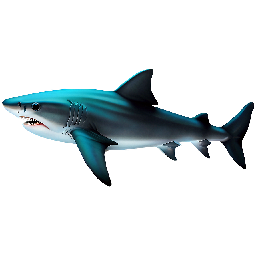 Tiger Shark Illustration Png 06212024