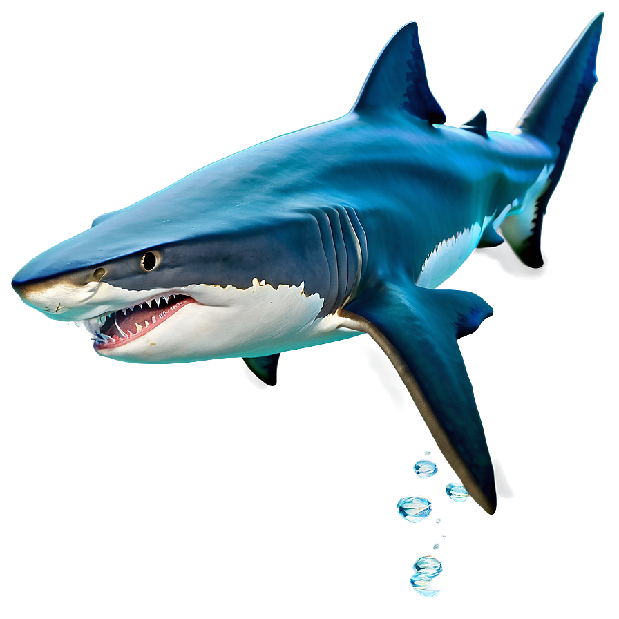 Tiger Shark Swimming Clipart Png 06212024