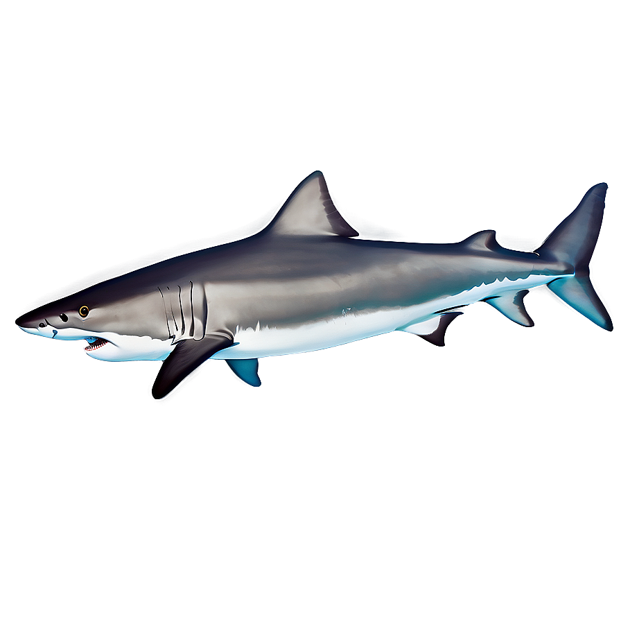 Tiger Shark Swimming Clipart Png 06212024