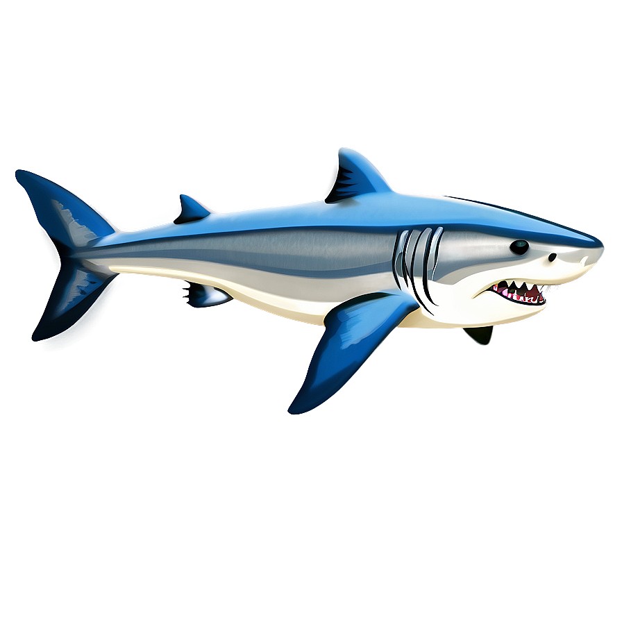 Tiger Shark Vector Design Png 12