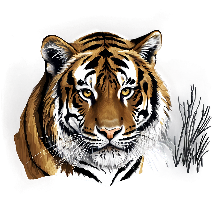 Tiger Sketch Png 05032024