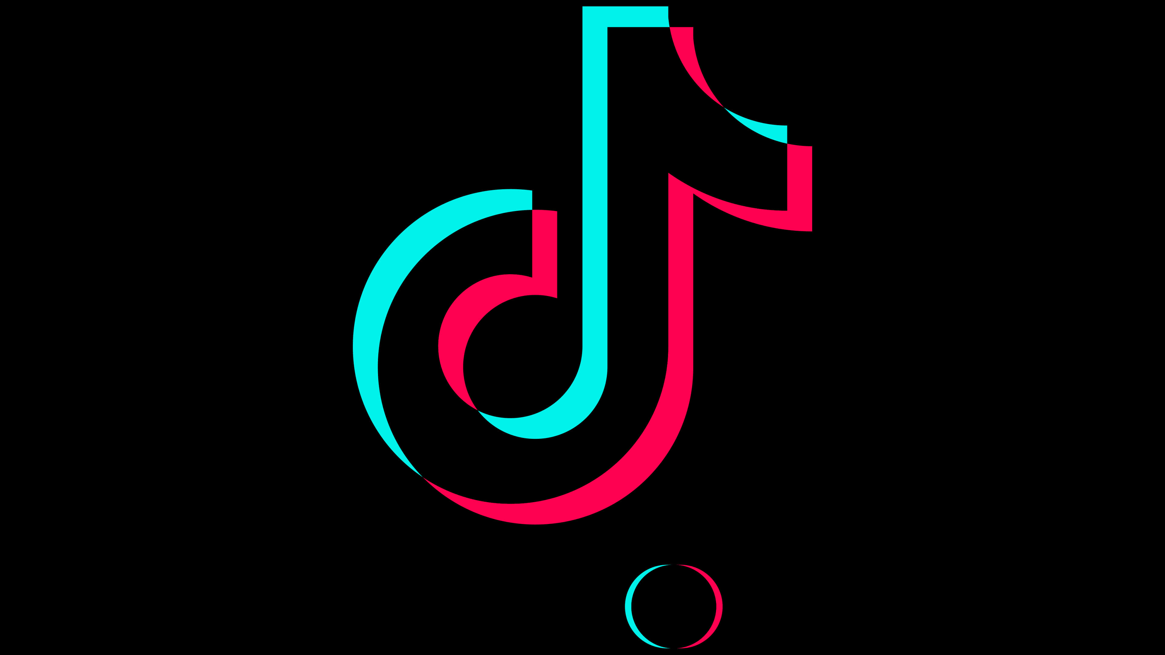 Tik Tok Logo Neon Glow