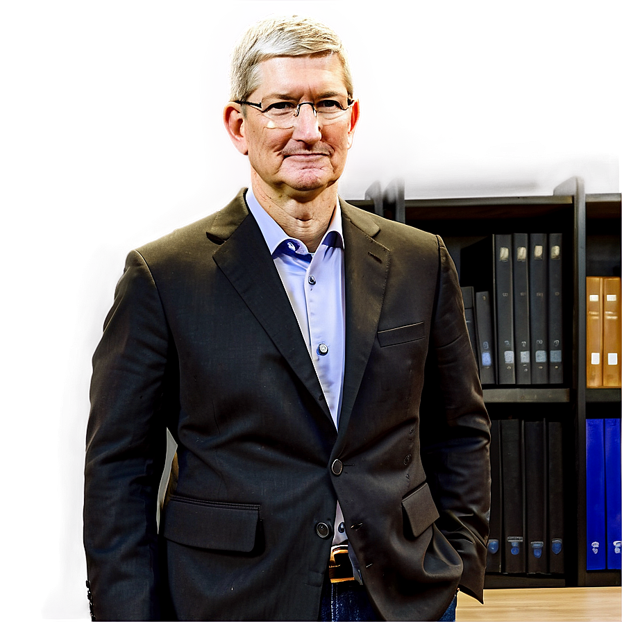 Tim Cook In Office Png 06252024