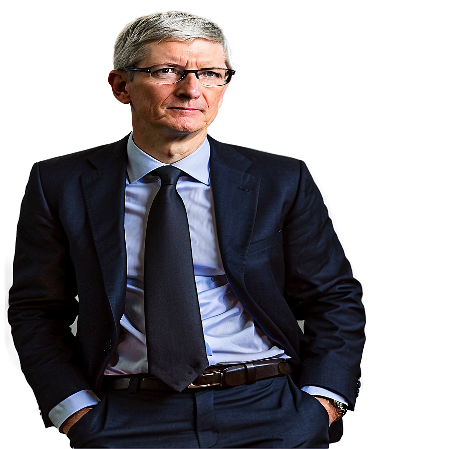 Tim Cook In Office Png 06252024