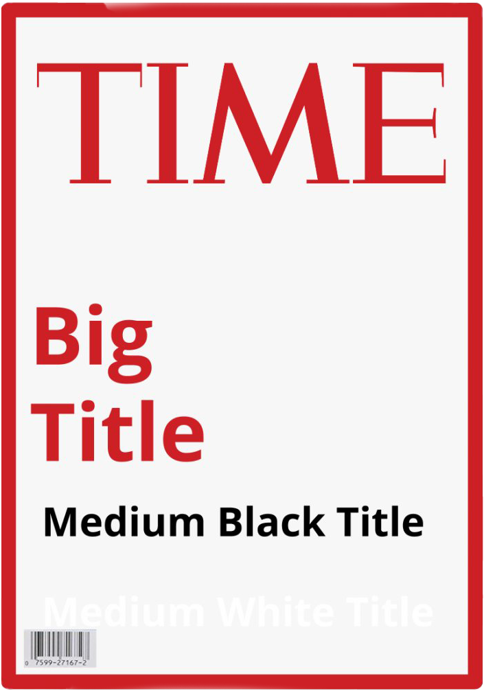 Time Magazine Cover Template