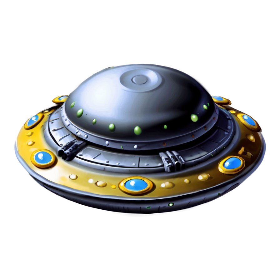 Time-traveling Flying Saucer Png Emw