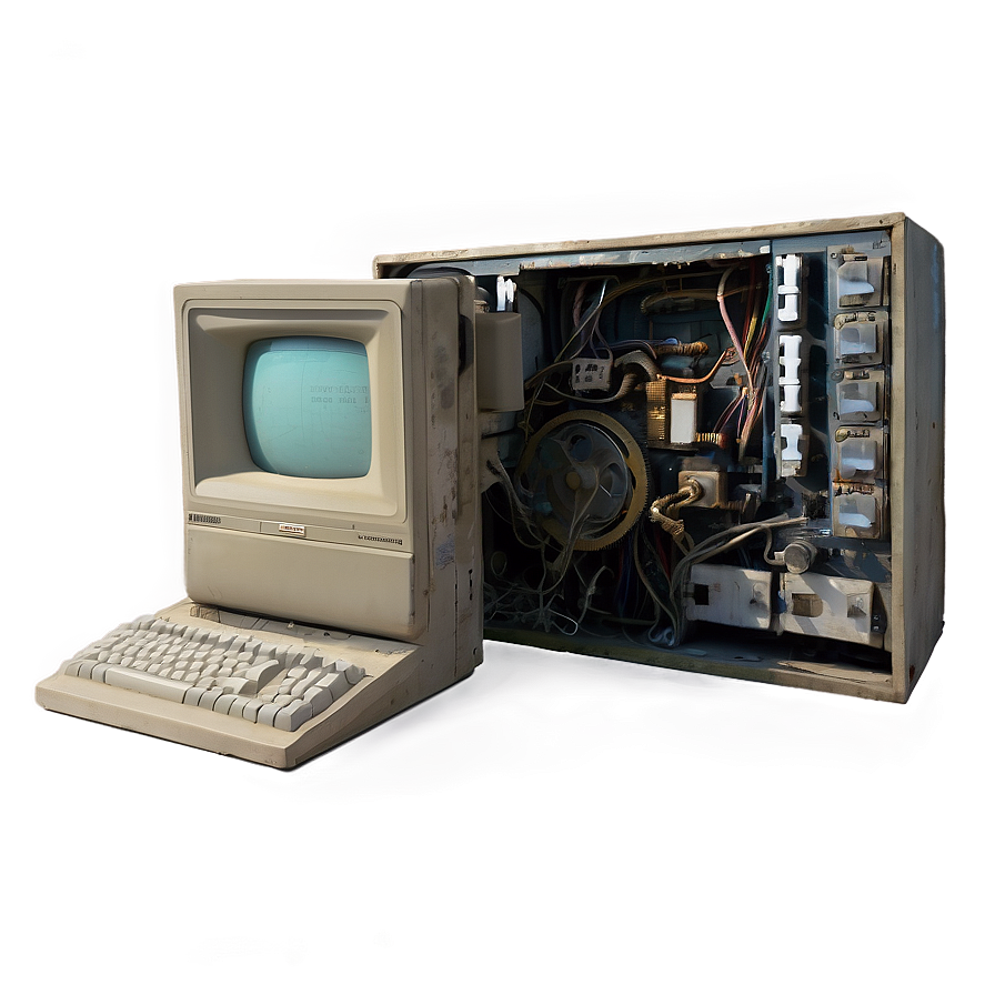 Time-worn Computer Png 05242024