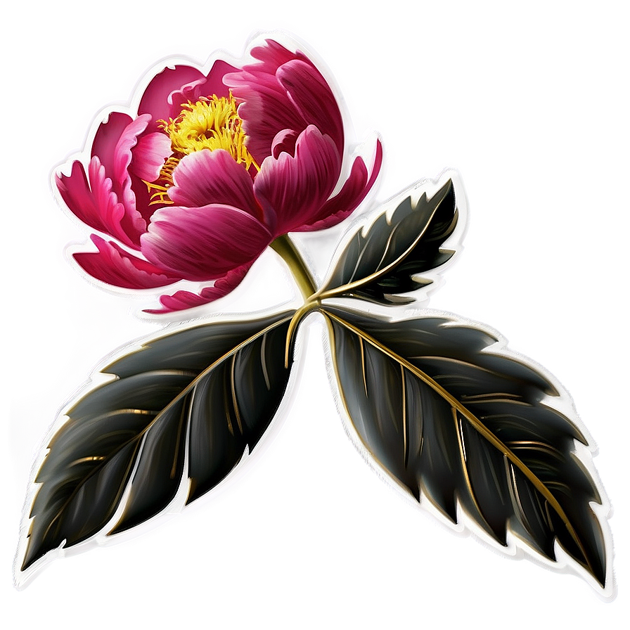 Timeless Peony Charm Png Nap