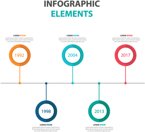 Timeline Infographic Design Elements