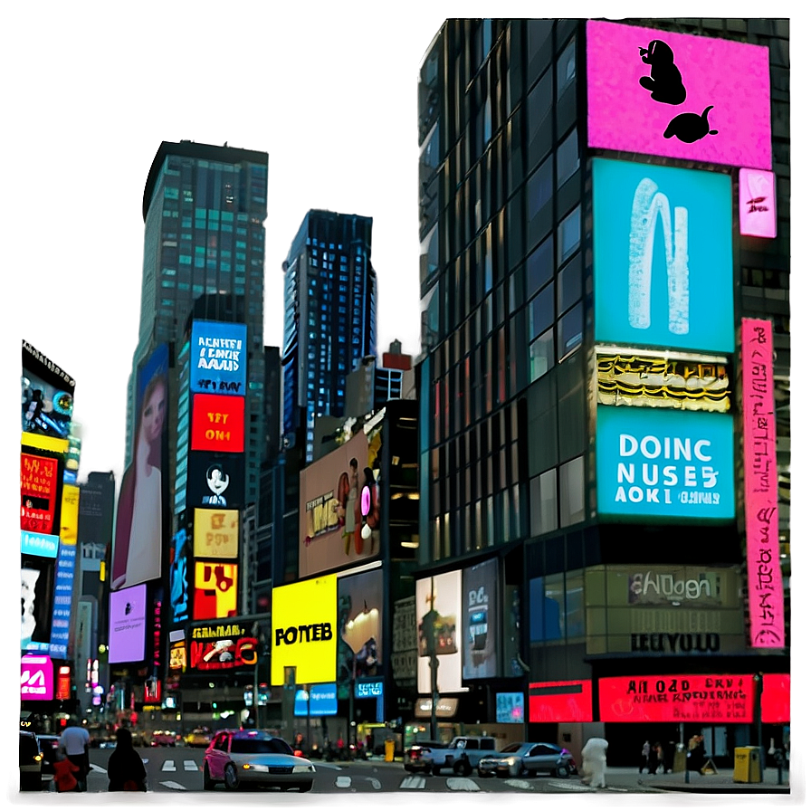 Times Square New York City Png 10