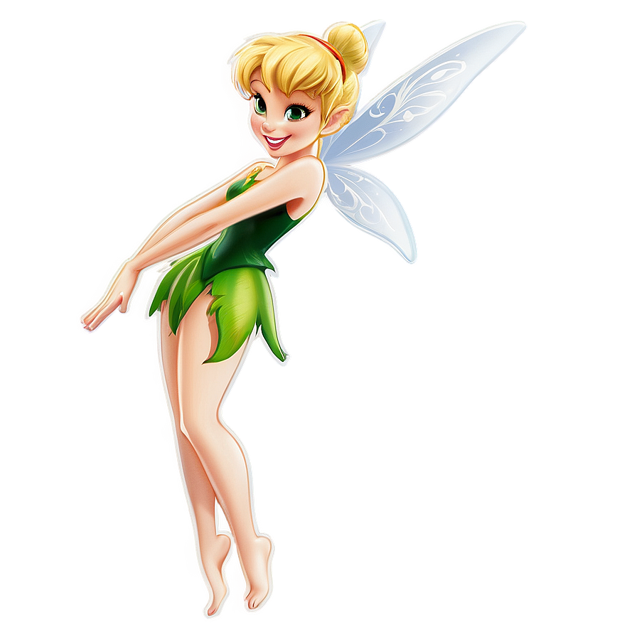 Tinkerbell In Flight Png Obb48