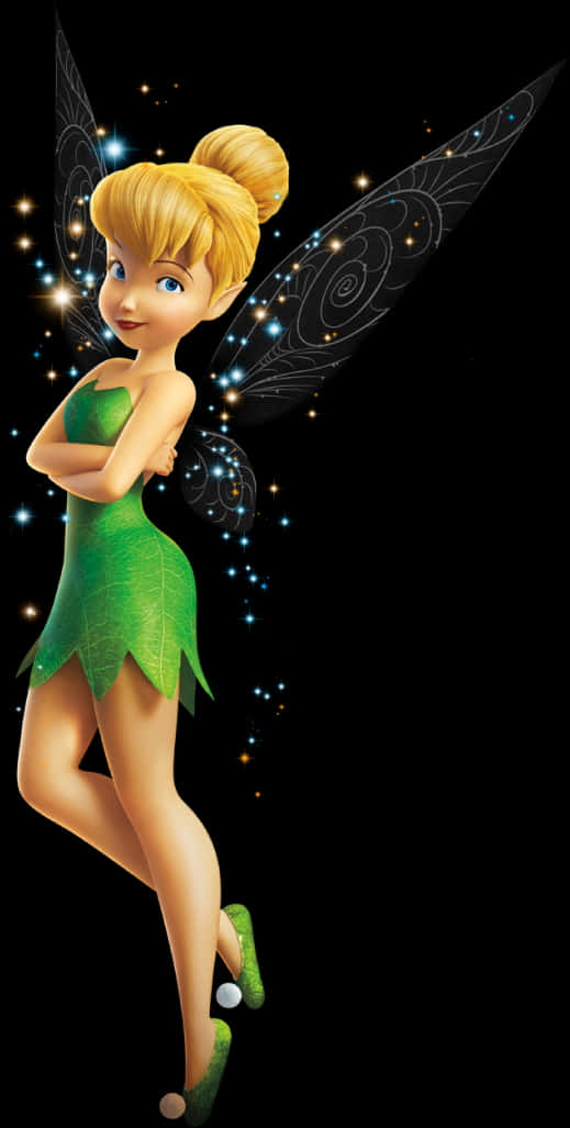 Tinkerbell Sparkling Fairy Illustration