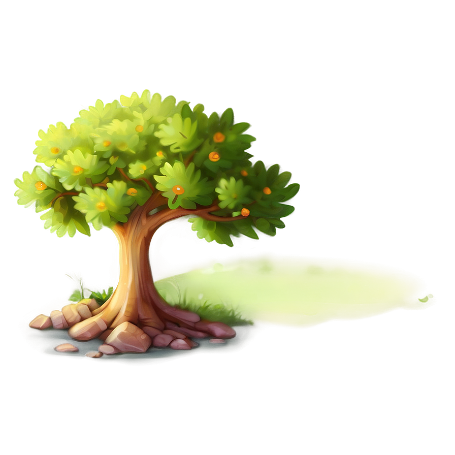 Tiny Tree Illustration Png Voi83