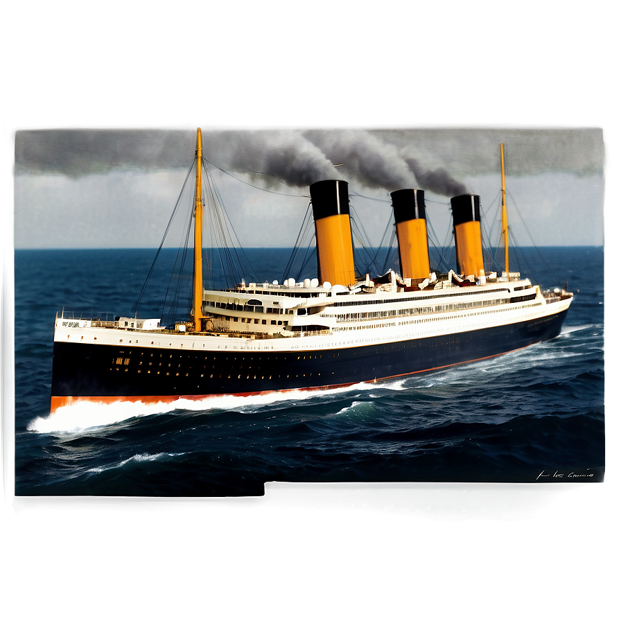 Titanic Historical Photo Png 05212024