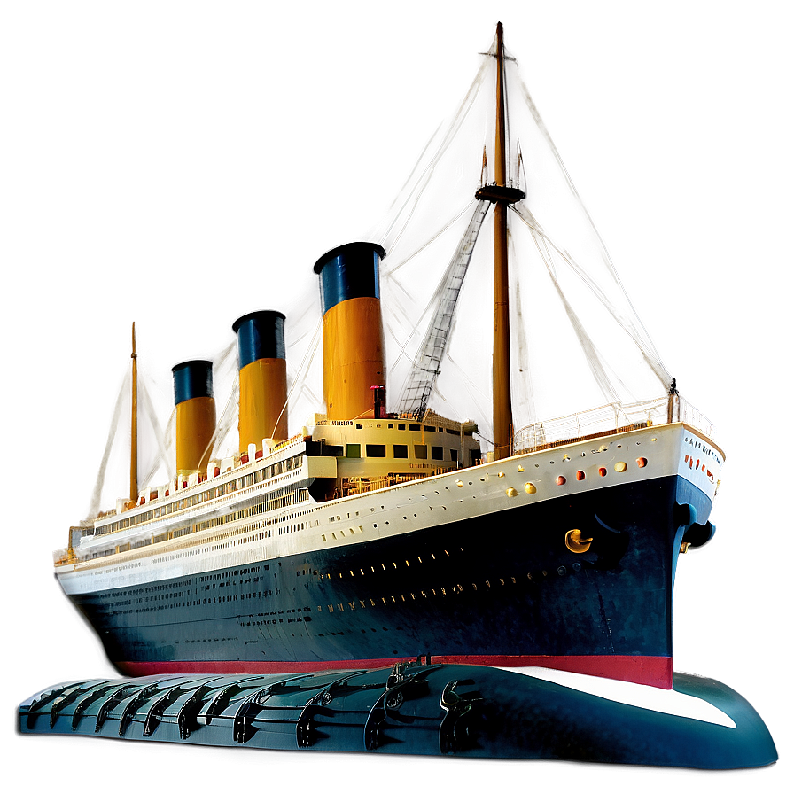 Titanic Ship Model Png 05212024