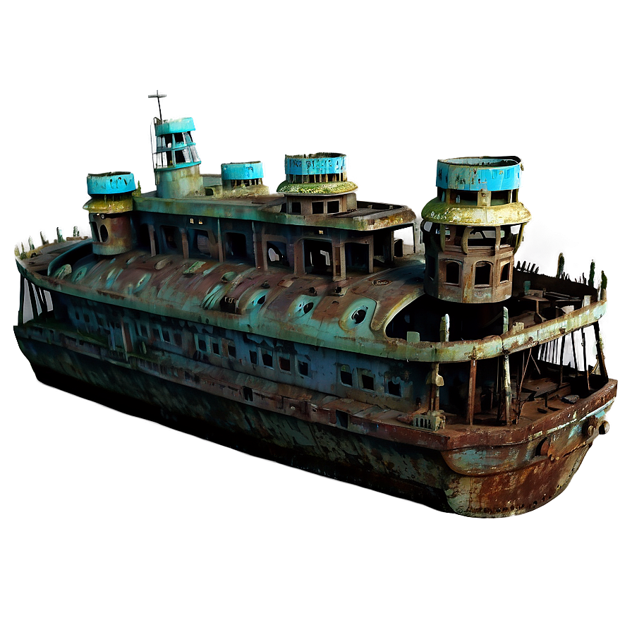 Titanic Underwater Wreck Png 05212024