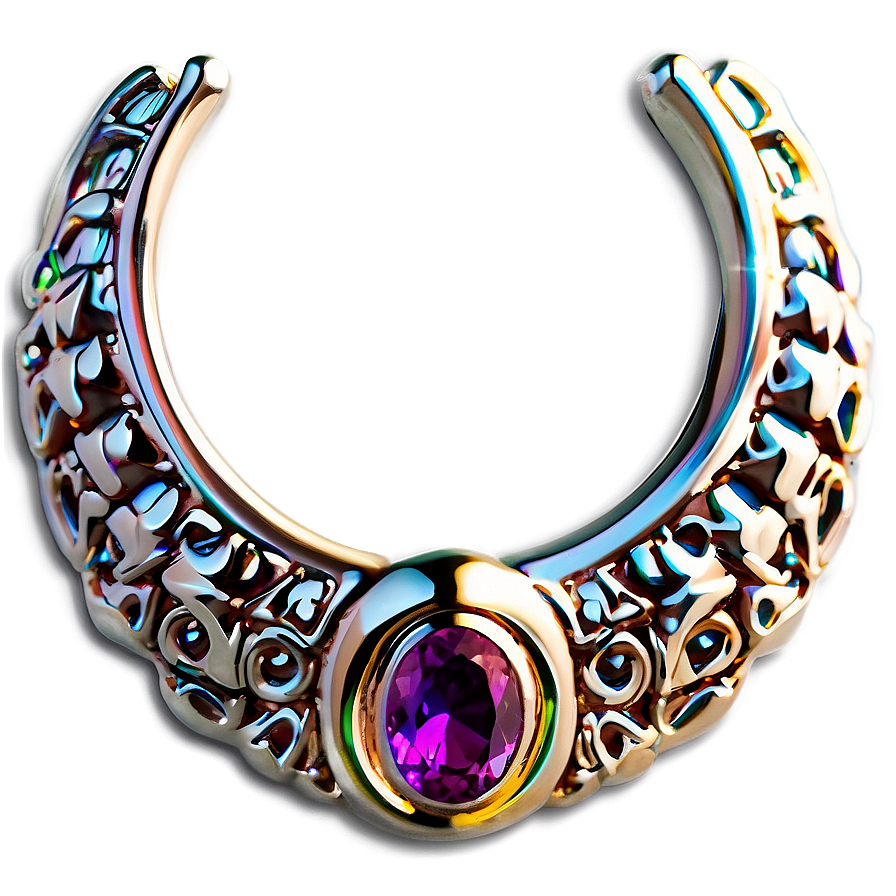 Titanium Septum Ring Png 20