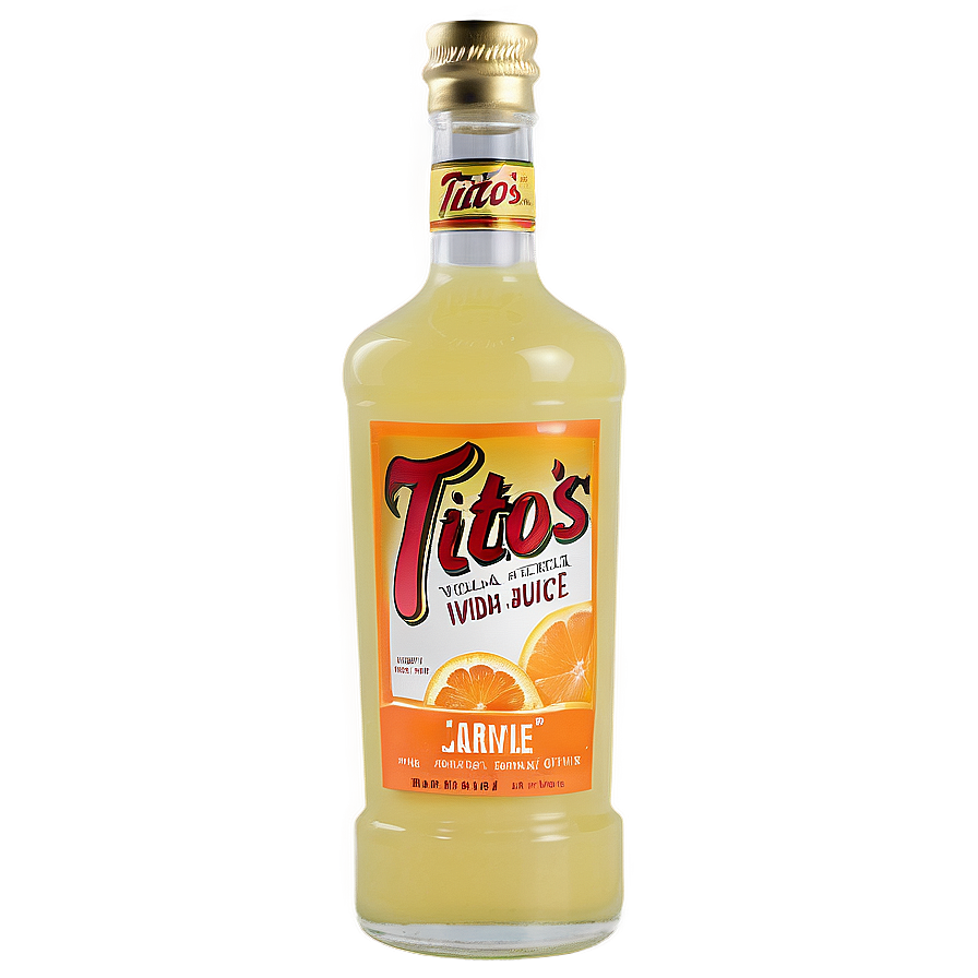 Tito's Vodka And Orange Juice Png 06252024