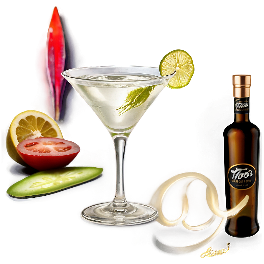 Tito's Vodka Martini Png 42