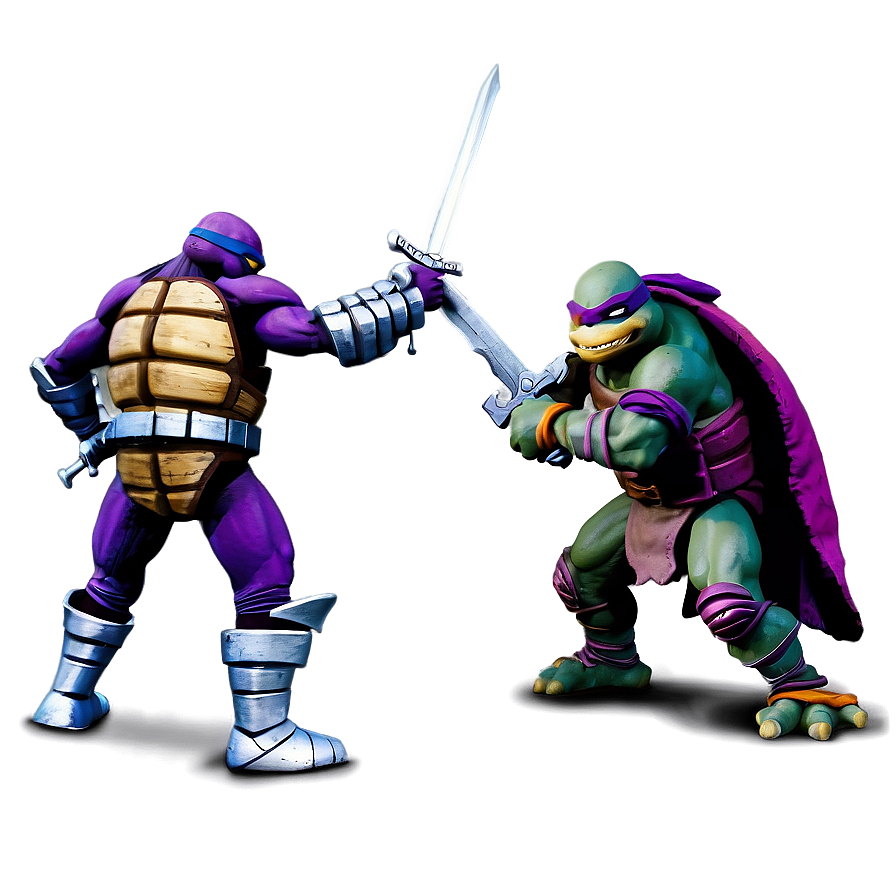 Tmnt Vs. Shredder Battle Png Ijt