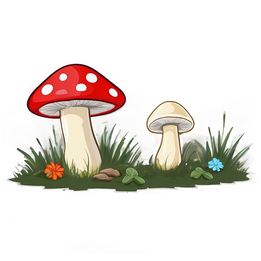 Toadstool Mushroom Cartoon Png Rsv