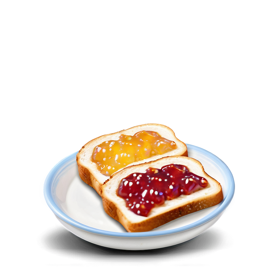 Toast With Jam Png Xaq81