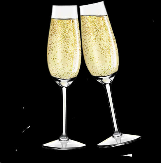 Toasting Champagne Flutes