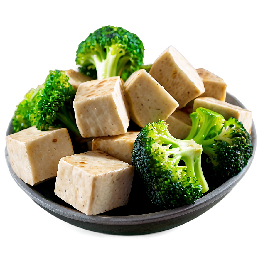 Tofu And Broccoli Stir-fry Png Bke66