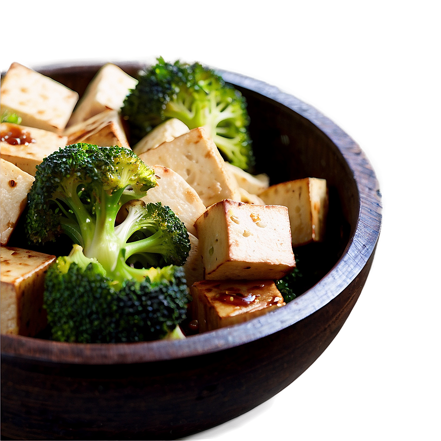 Tofu And Broccoli Stir-fry Png Ore33