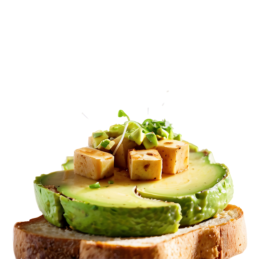 Tofu Avocado Toast Png 06242024