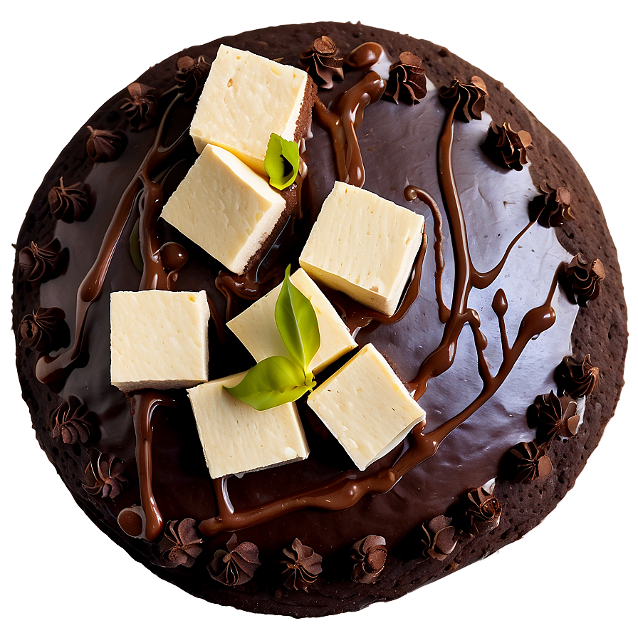 Tofu Chocolate Cake Png 9