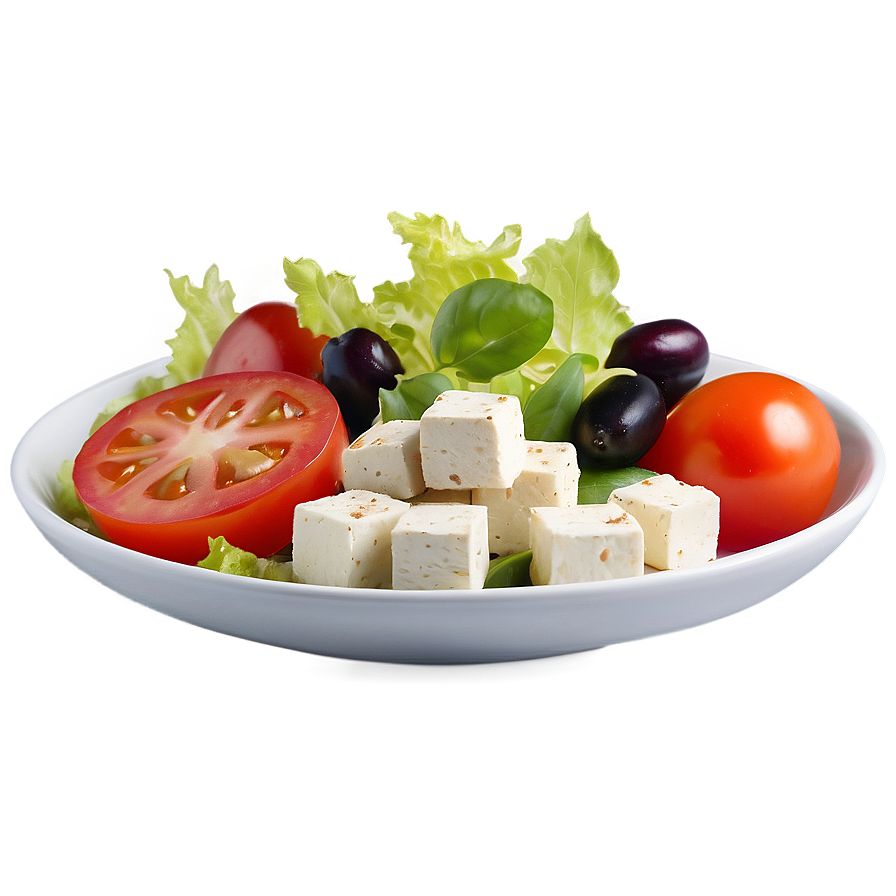 Tofu Greek Salad Png Tkp