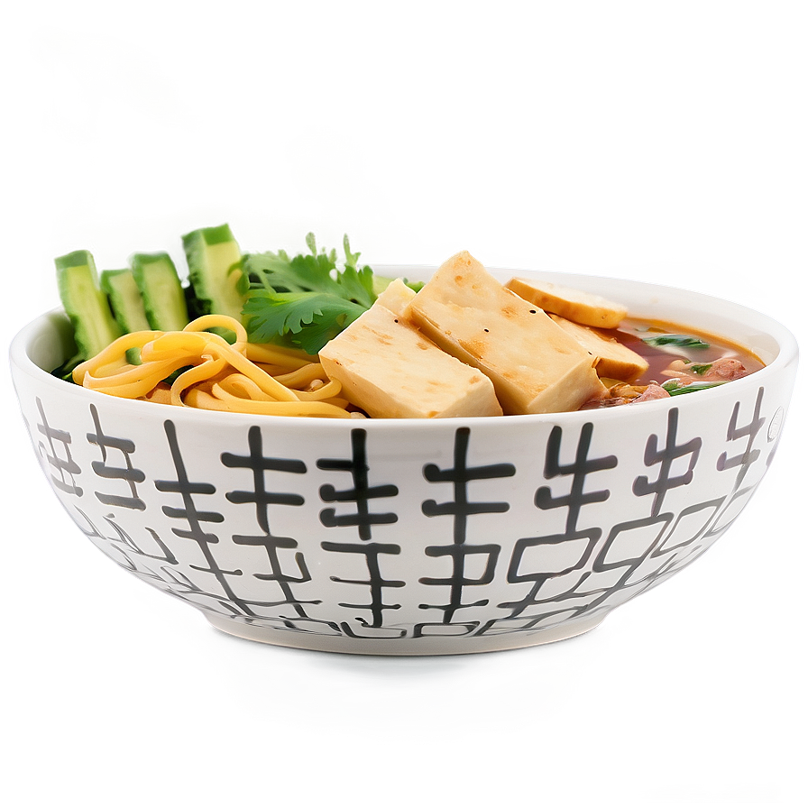 Tofu Noodle Bowl Png Otd