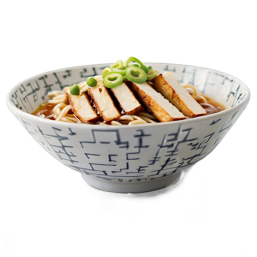 Tofu Ramen Bowl Png Lax84