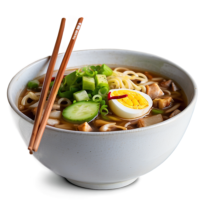 Tofu Ramen Bowl Png Qbh15