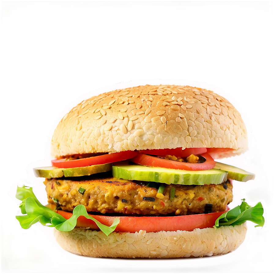 Tofu Veggie Burger Png Kiv