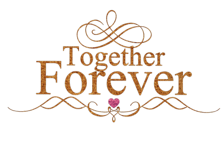 Together Forever Valentines Day Graphic