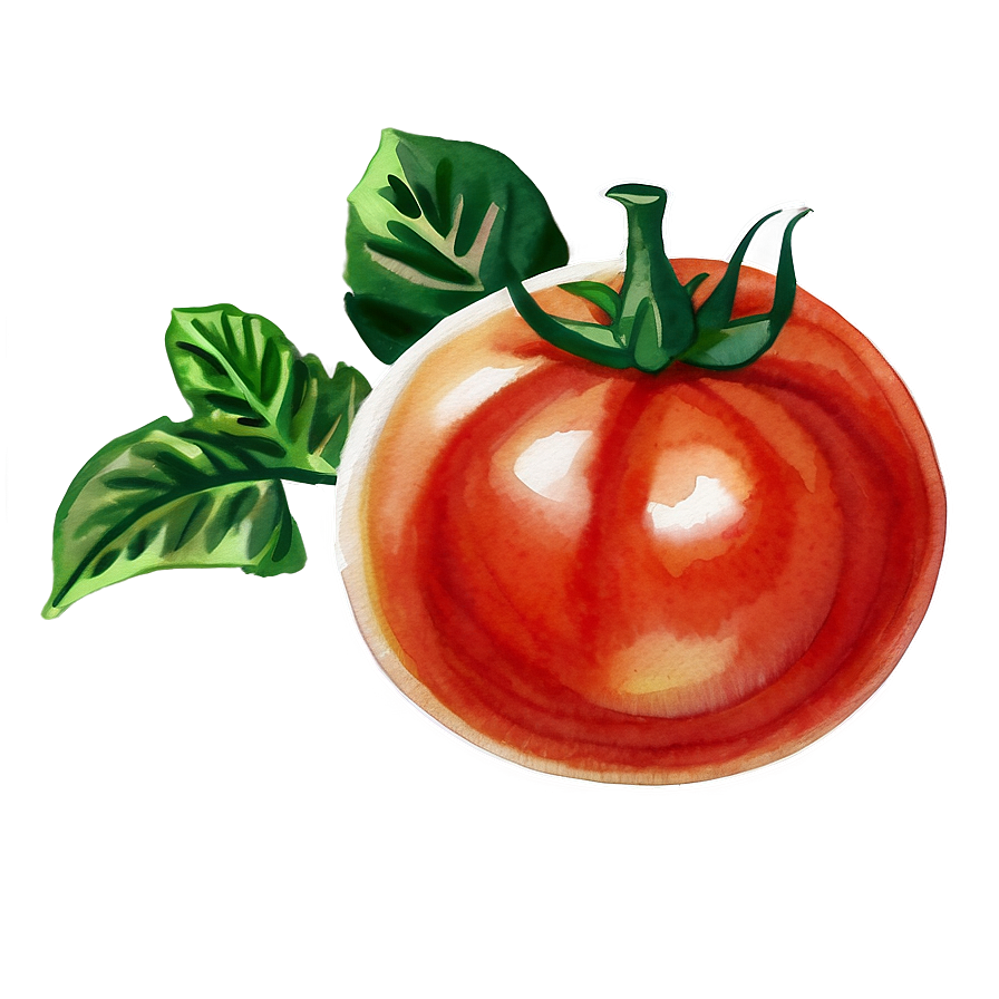 Tomato Watercolor Png Bmo10