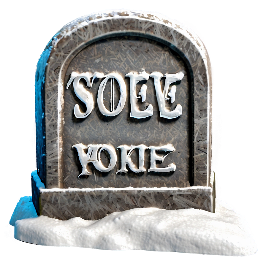 Tombstone In Snow Png Yes28