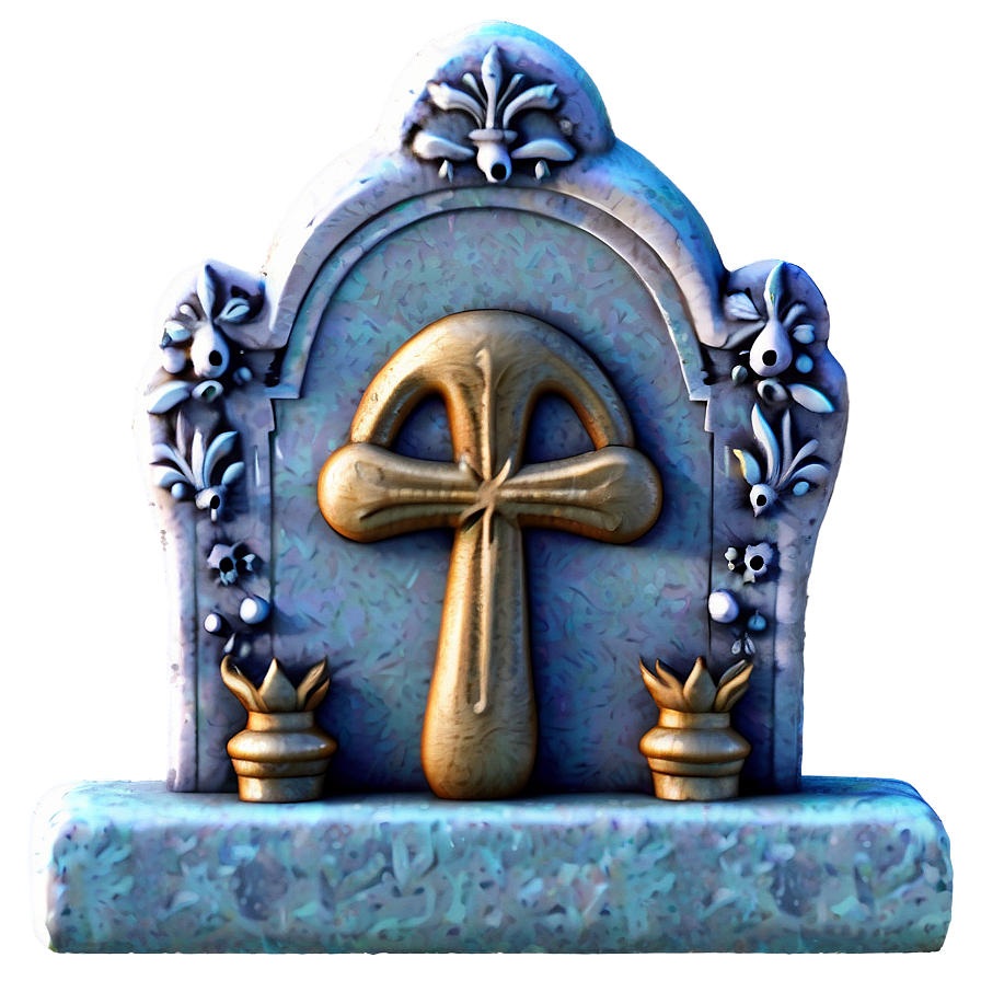 Tombstone With Candle Png 51