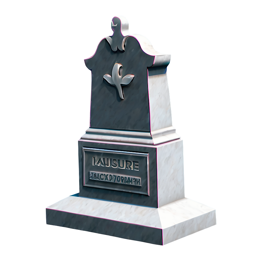 Tombstone With Dove Png 05252024