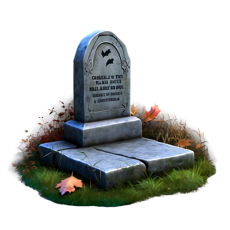 Tombstone With Ghost Png 05252024