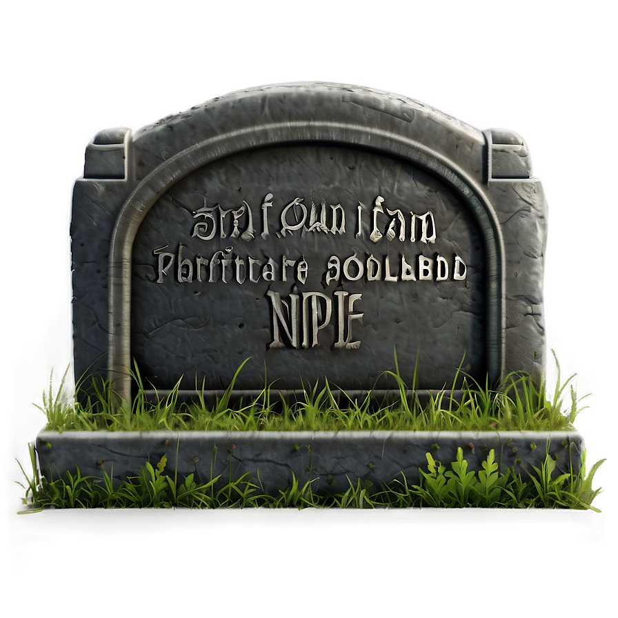 Tombstone With Inscription Png 12