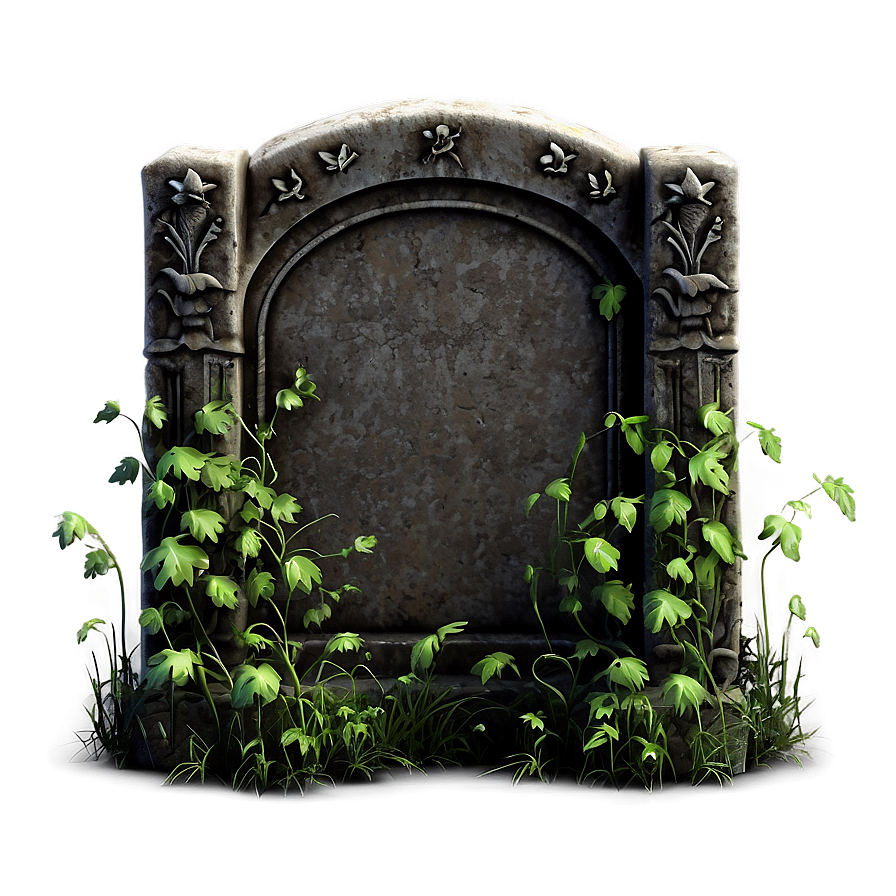 Tombstone With Vines Png Mcu