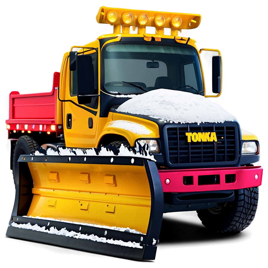 Tonka Truck With Snow Plow Png Soy41