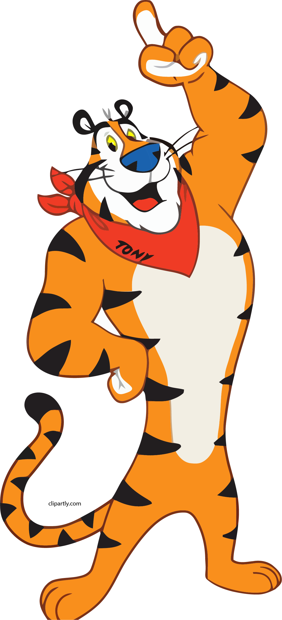 Tony The Tiger Pointing Up