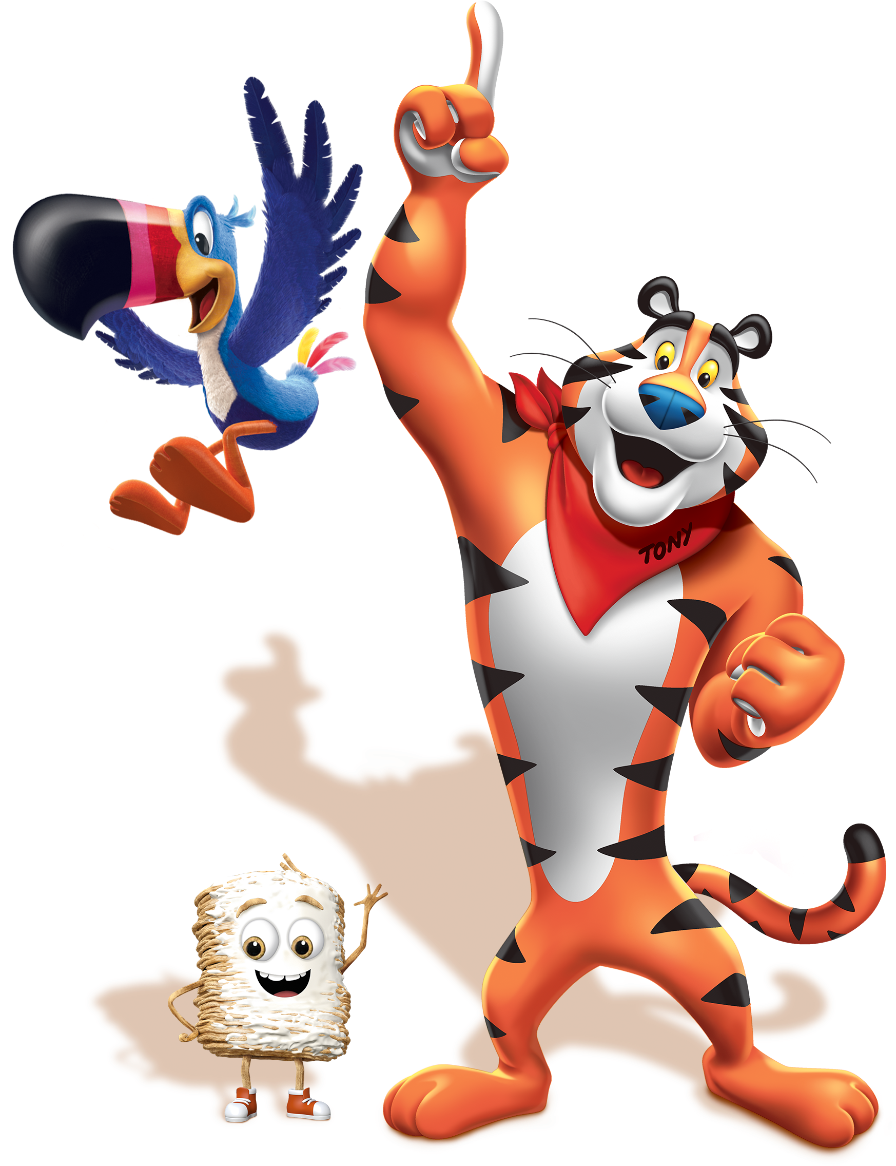 Tony The Tiger With Friends Illustration