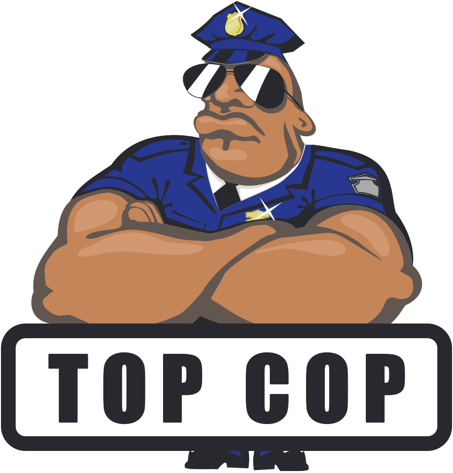 Top Cop Cartoon Character