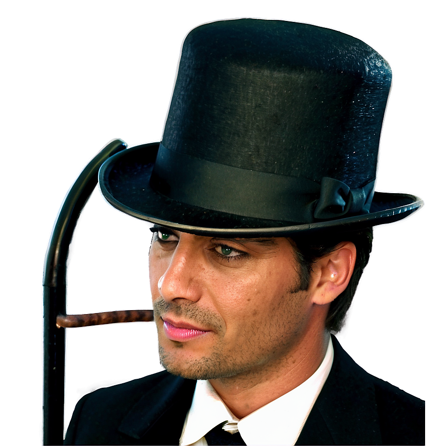 Top Hat With Cane Png Deo