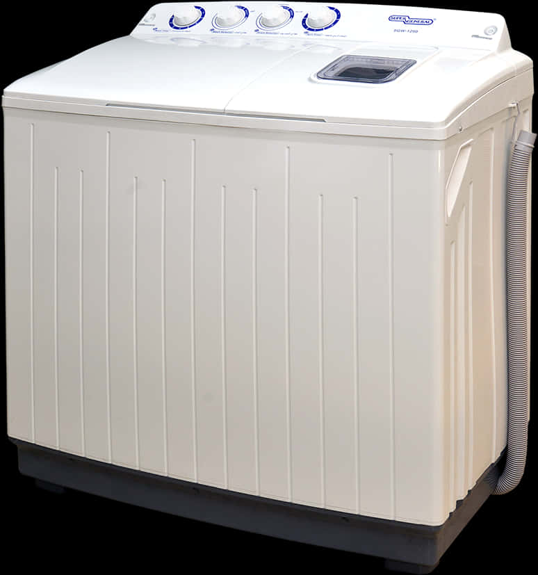 Top Loading Washing Machine Isolated